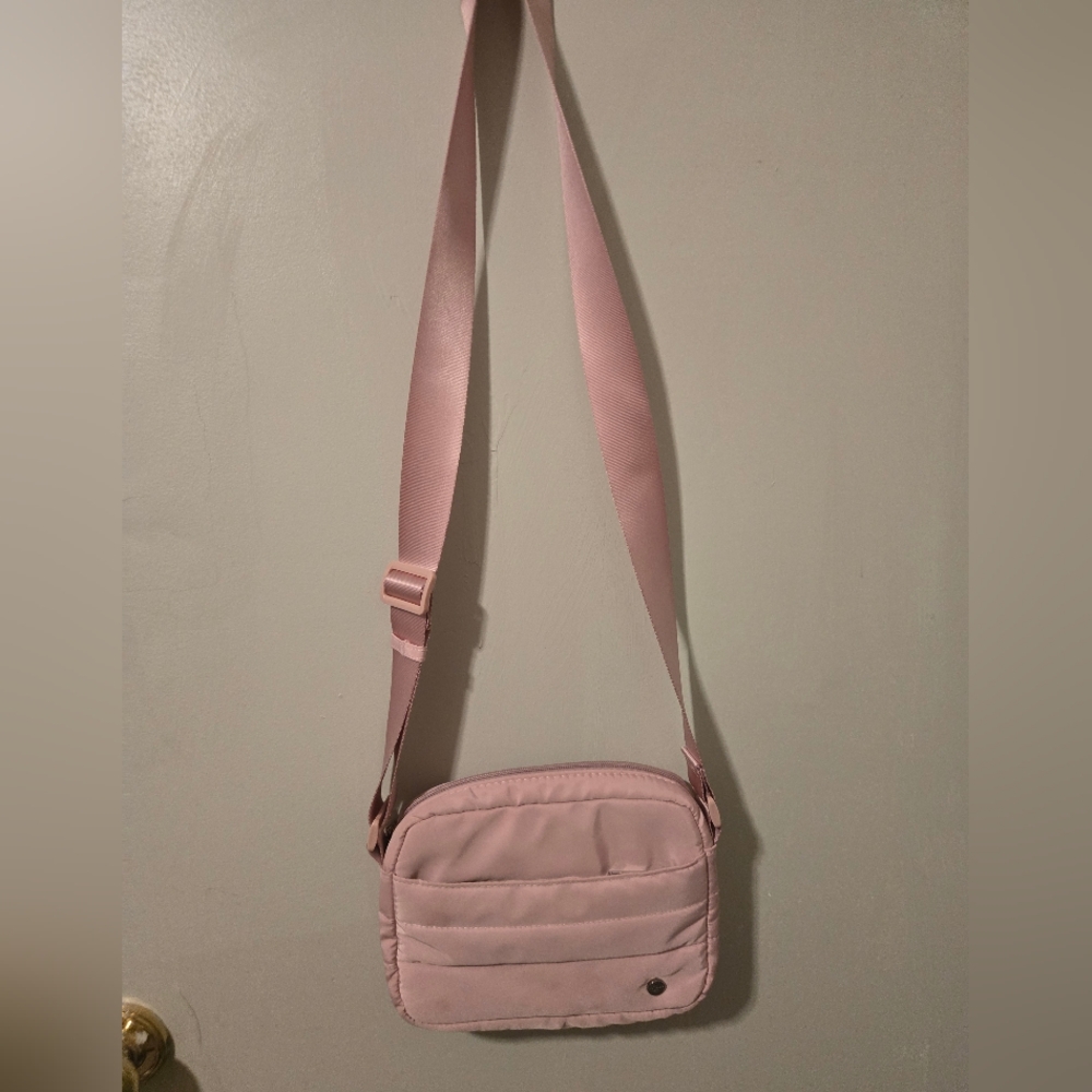 Pink Athletic Crossbody Bag
